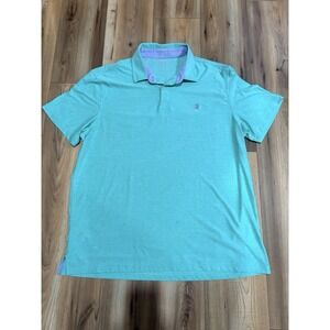 Izod Golf Polo Shirt Short Sleeve Stretch Men's XL Mint Green